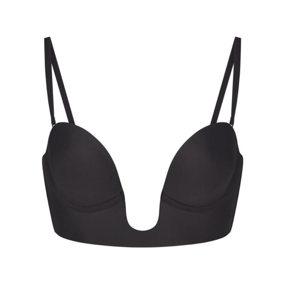 Skims Black Plunge Strapless Bra - Picture 2 of 5